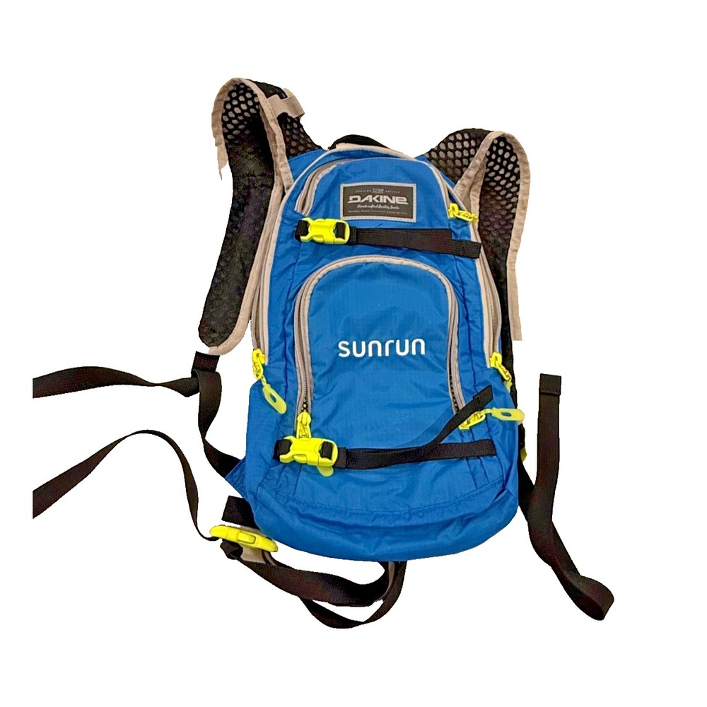 DAKINE Session Hydration Backpack; 8L; Blue/Yellow; Pockets; No Bladder Included